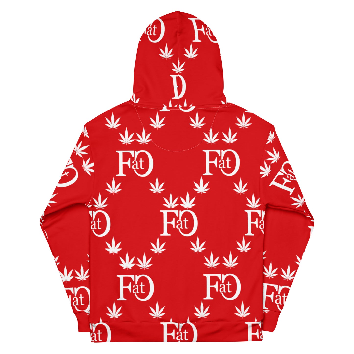 fucci print all over print redUnisex Hoodie
