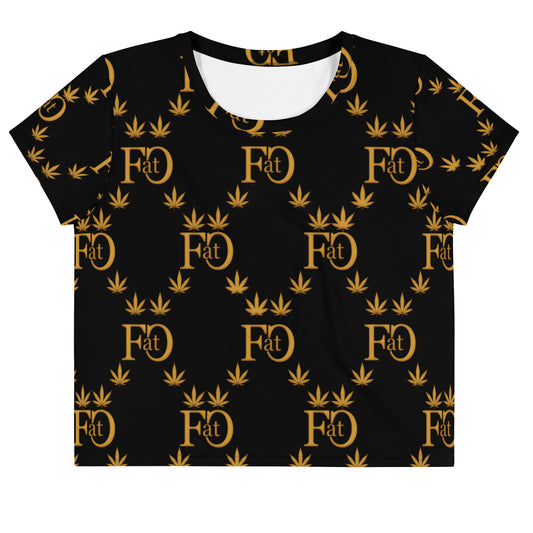 All-Over Print Crop Tee