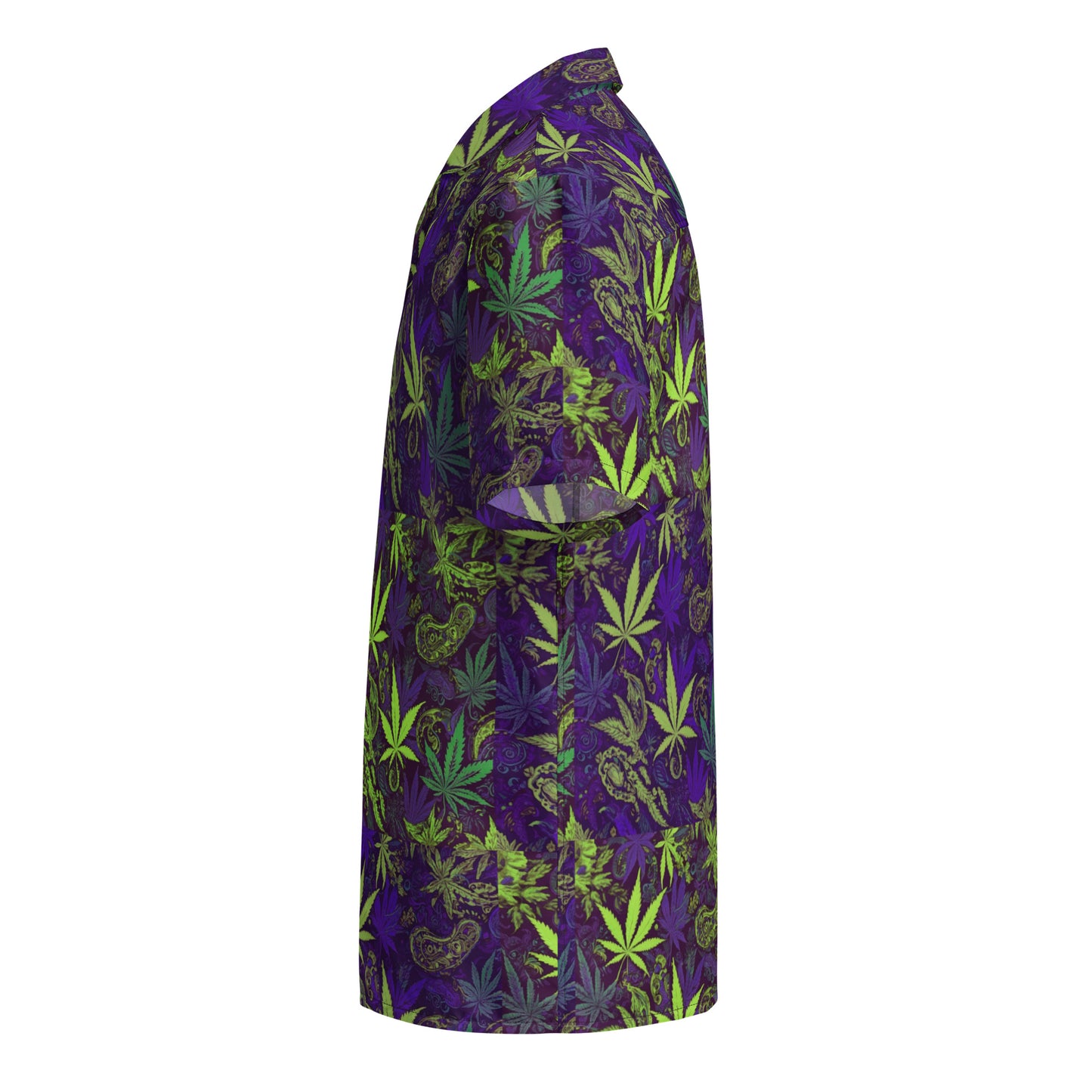 all over print ganja smugglin Unisex button shirt