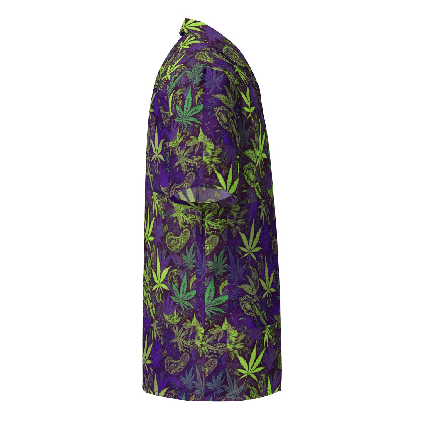 all over print ganja smugglin Unisex button shirt