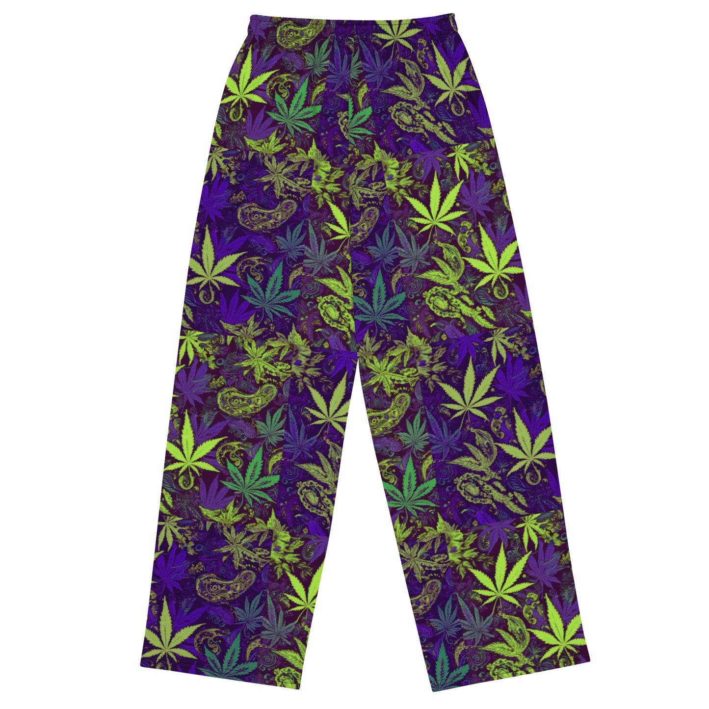 All-over print ganja smugglin unisex wide-leg pants